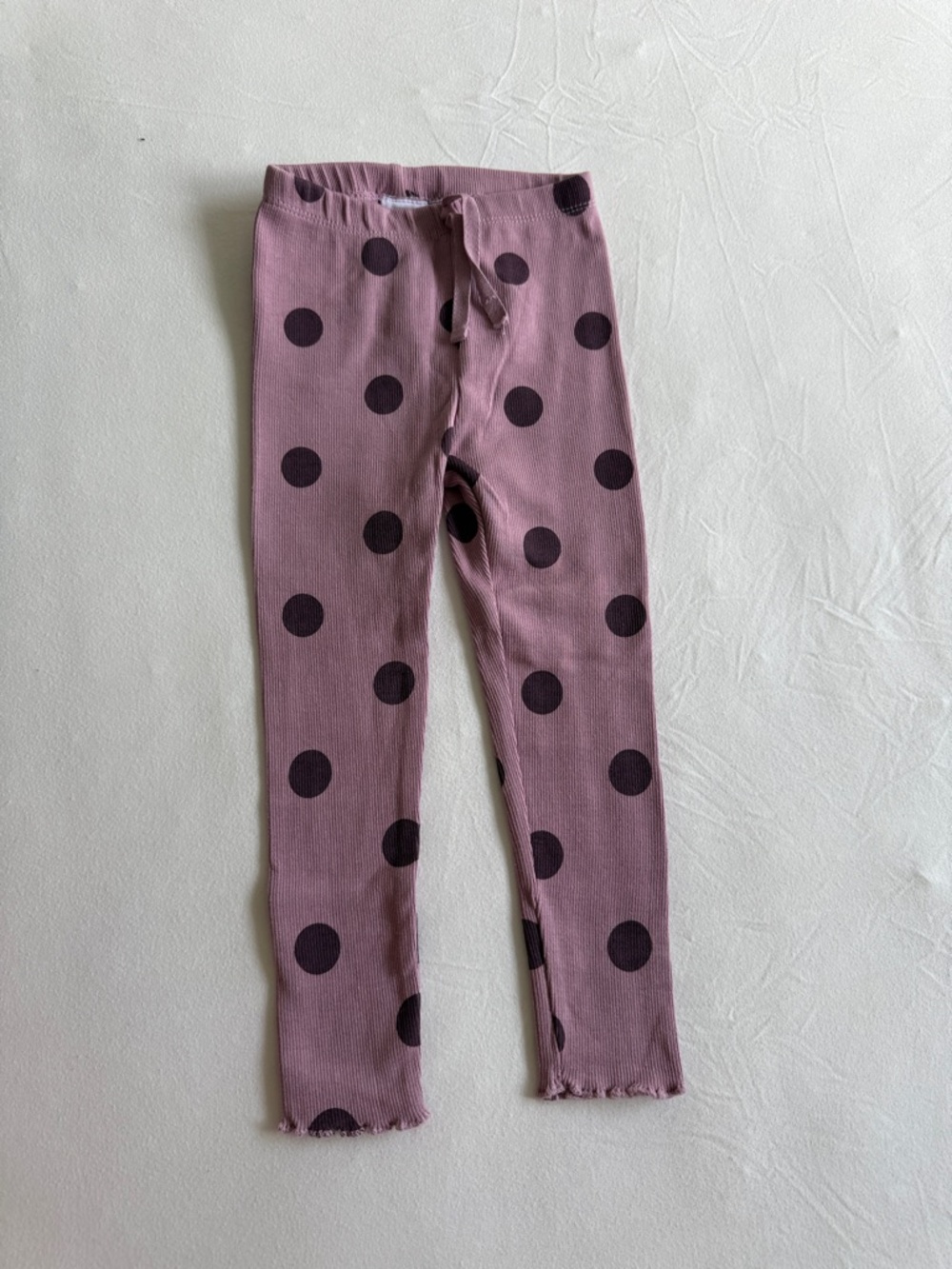 Zara Kids Polka Dot Leggings - Mauve Purple Size 2-3 Years